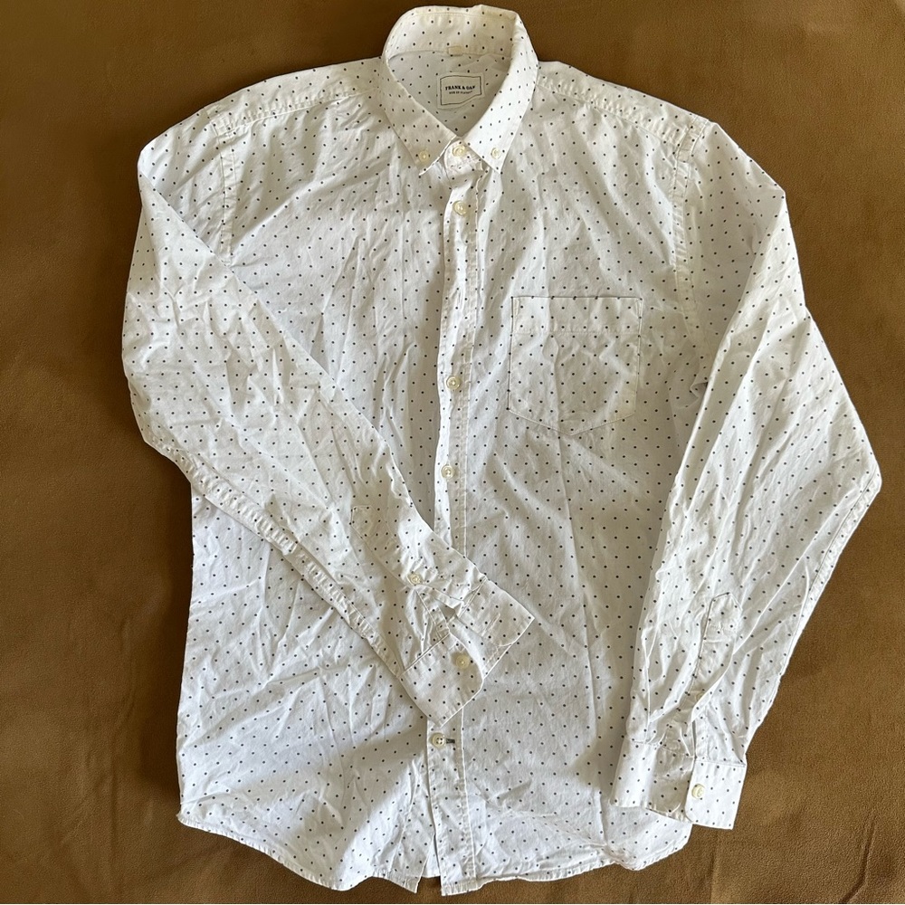 Frank & Oak Polka Dot Button Down Shirt